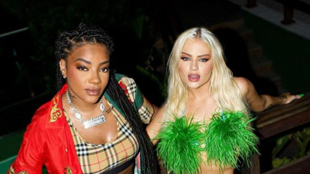 Ludmilla e Luisa Sonza dançaram juntas em festa no Rio de Janeiro (Foto: Reprodução Instagram)