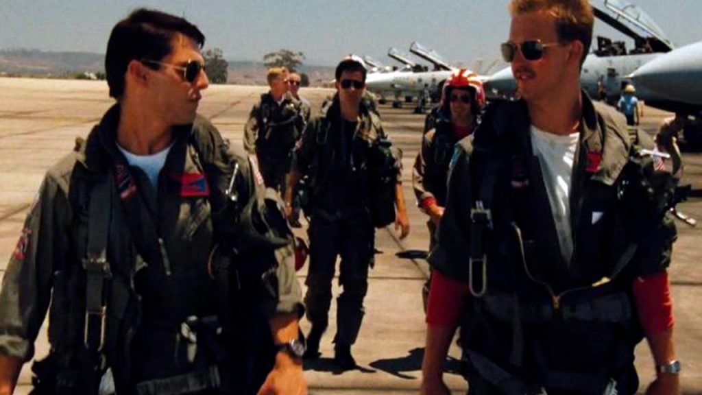 Top Gun (1986) foi um dos maiores sucessos de bilheteria dos anos 80 (Foto: Reprodução)