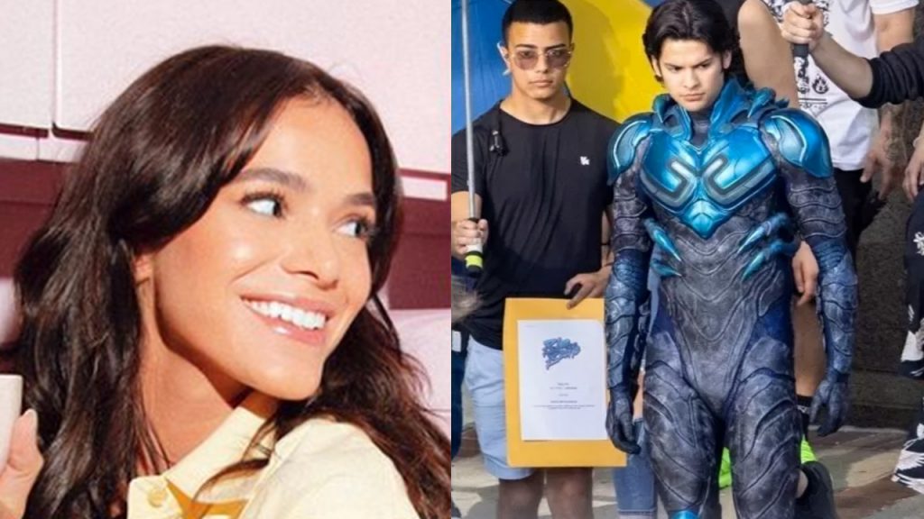 Bruna Marquezine está animada e compartilha bastidores do filme "Besouro Azul" (Instagram)