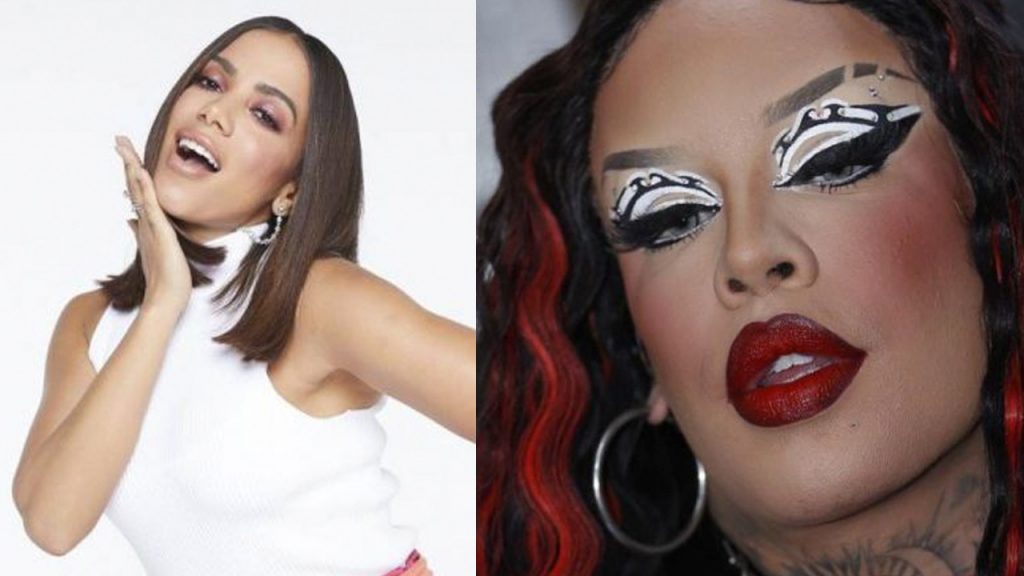 Anitta e Gloria Groove lideram indicações do Prêmio MTV Miaw 2022 (Montagem/Reprodução)