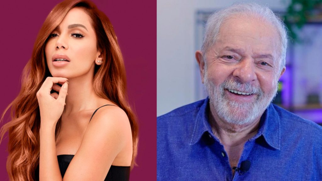 Anitta declara apoio a Lula e web entra em polvorosa (Montagem/Reprodução)