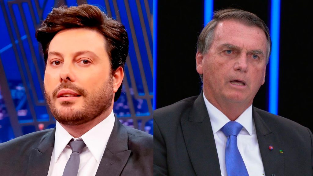 Danilo Gentili abriu o verbo contra Jair Bolsonaro nas redes sociais (Montagem/Reprodução)