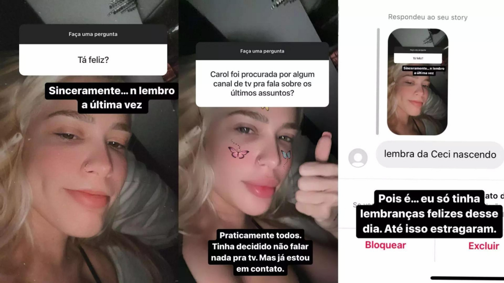 Karoline Lima desabafando sobre o processo movido pelo ex, o jogador Éder Militão. (Foto: Reprodução/Instagram)