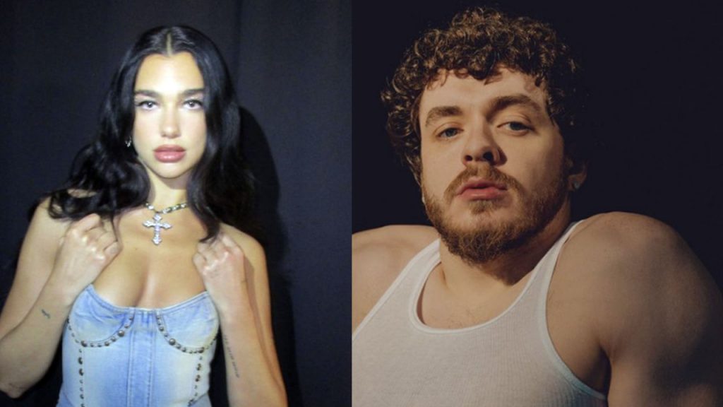 Dua Lipa tem sido vista ao lado do rapper Jack Harlow, amigo de Anitta (Montagem/Instagram)