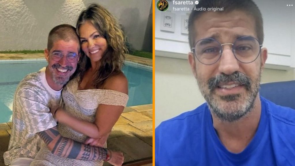 Flávio Saretta é casado com Suzana Alves, que imortalizou a personagem Tiazinha (Montagem/Reprodução)