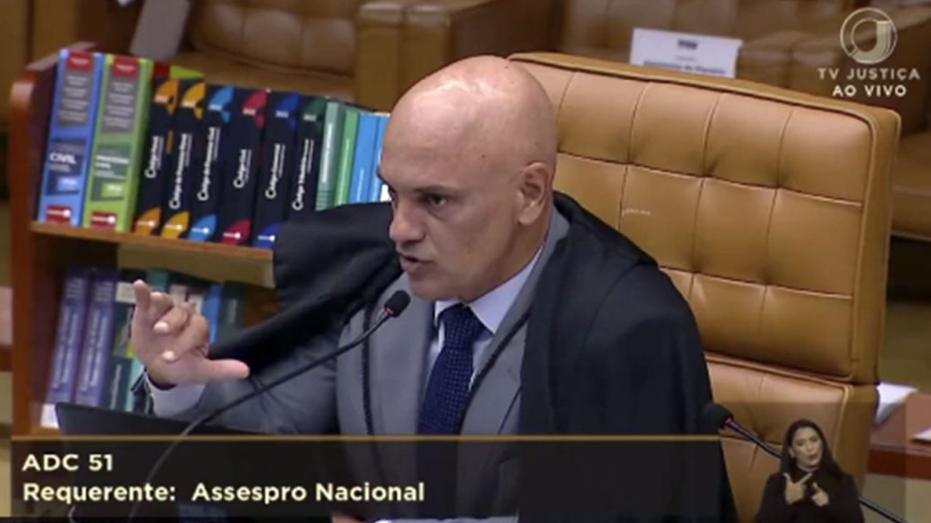 Alexandre de Moraes brinca com Dias Toffoli: "Palmeiras não tem mundial"