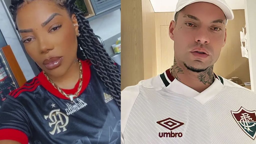 Ludmilla e Filipe Ret apostaram uma "grana preta" no Fla-Flu, que acabou no 0x0