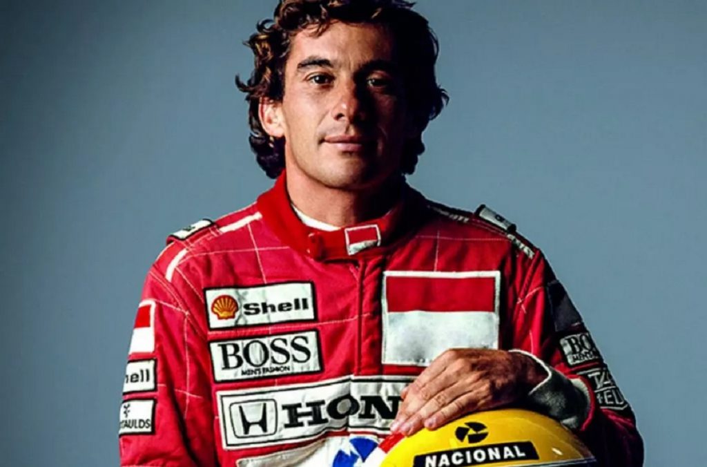 Ayrton Senna na década de '90 quando corria pela McLaren (Foto: Divulgação)