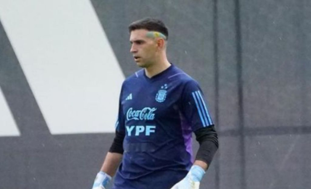 Goleiro da Argentina, Dibu Martínez ousou no novo visual