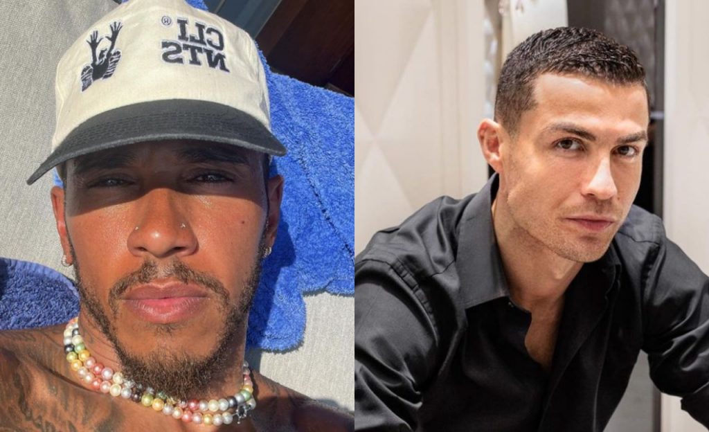 Hamilton e CR7 estiveram na lista dos mais sexys