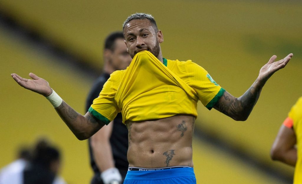 Neymar sofreu críticas depois da partida