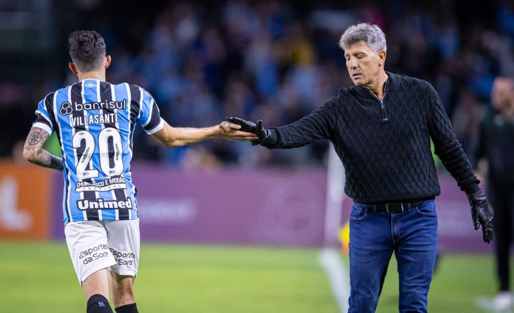 Renato Gaúcho venceu mais uma no comando do Grêmio