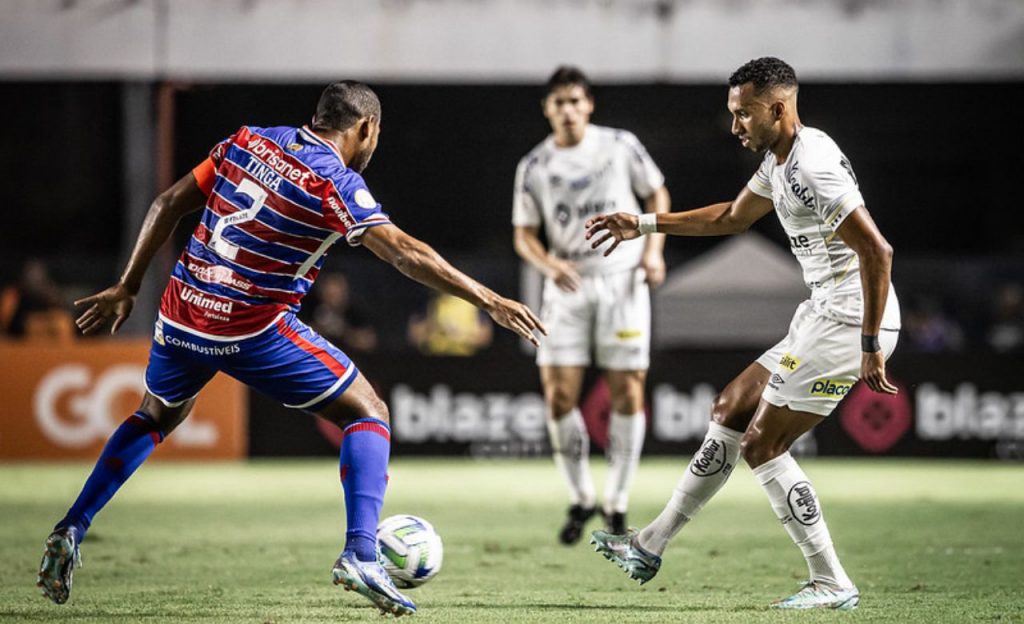 Santos perdeu para o Fortaleza e foi rebaixado