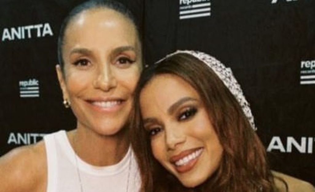 Ivete Sangalo brincou com o encontro