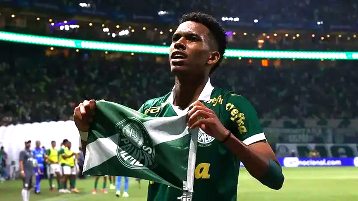 O jovem Estevão vai para o Chelsea quando completar 18 anos, na maior venda da história do futebol brasileiro (Foto: SEP/Divulgação)