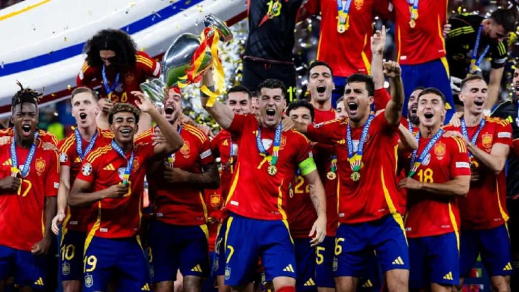 A super Espanha é tetra campeã europeia (Foto: Federação Espanhola)