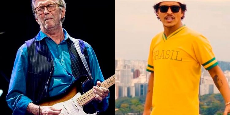 Eric Clapton e Bruno Mars: ainda tem ingresso para o show dos astros neste ano no Brasil