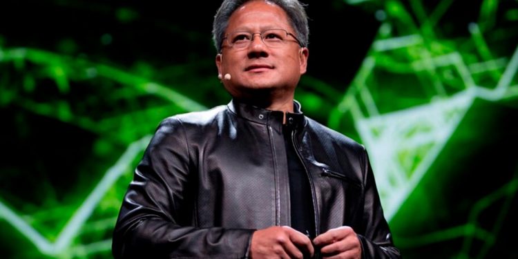 Jensen Huang, CEO da NVidia: crescimento explosivo e reticência do mercado (Divulgação)