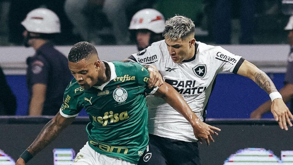 Palmeiras lutou até o fim no duelo contra o Botafogo, pela Copa Libertadores