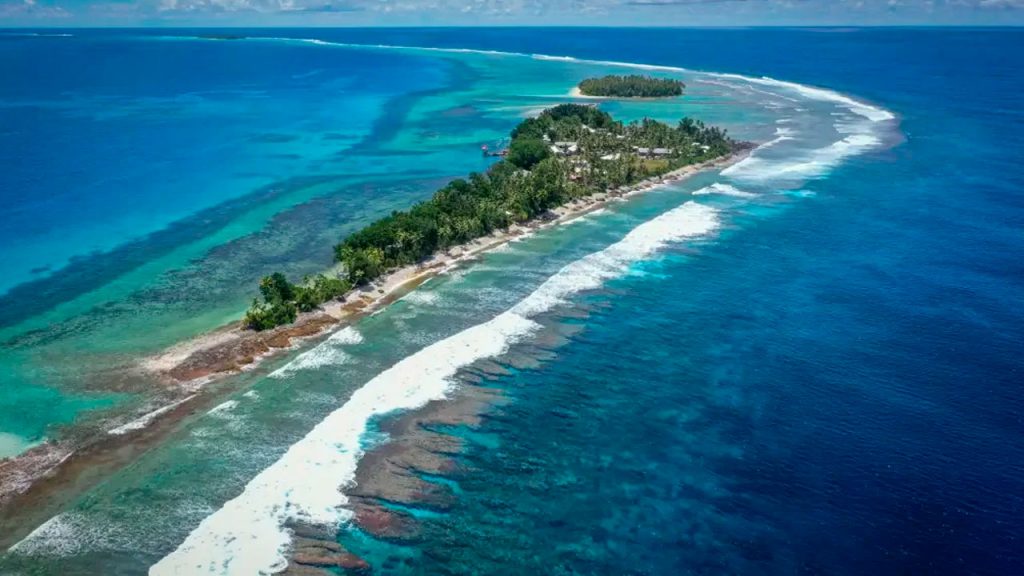 Tuvalu é um arquipélago paradisíaco, que pode desaparecer com o aumento do oceano pacífico