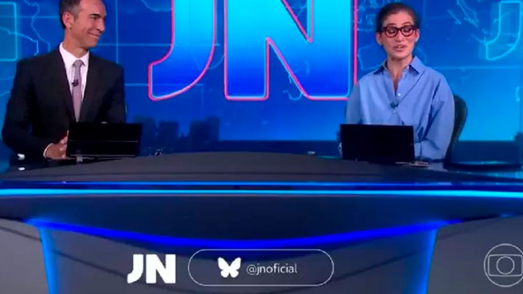 Jornal Nacional já está divulgando seu perfil oficial no Bluesky