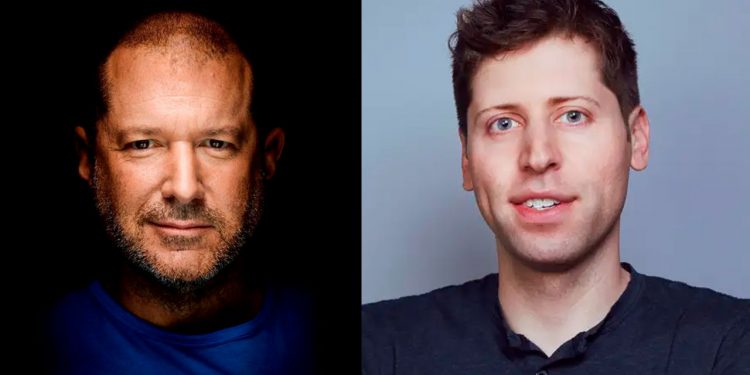 Jony Ive e Sam Altman, CEO da OpenAI: parceria de milhões