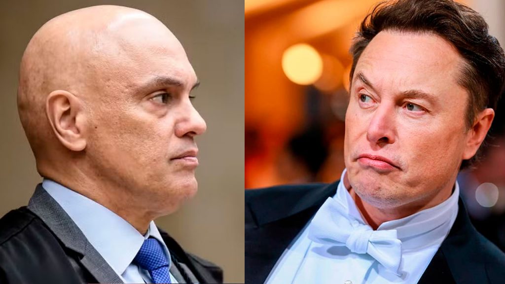 Alexandre de Moraes e Elon Musk: 18 milhões de reais em multas por descumprimento de ordem da justiça