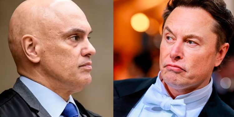 Alexandre de Moraes e Elon Musk: 18 milhões de reais em multas por descumprimento de ordem da justiça