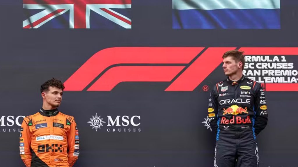 Incidente entre Max Verstappen e Lando Norris gerou punicão e reacão do chefe da McLaren