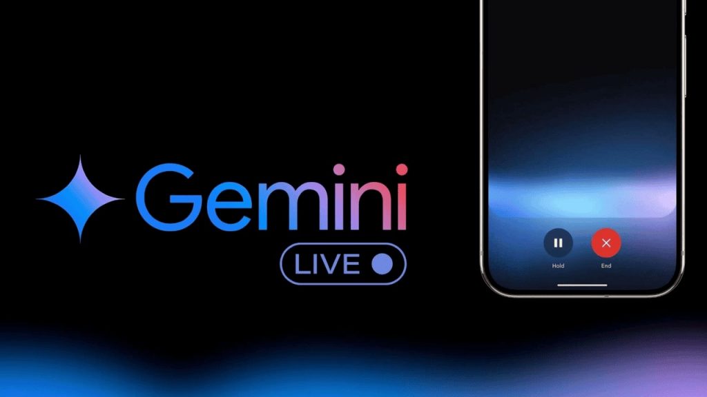 Google lançou o Gemini Live gratuitamente no Brasil para usuários de Android