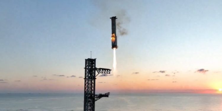 SpaceX realiza teste histórico com a Starship, o foguete mais poderoso já construído