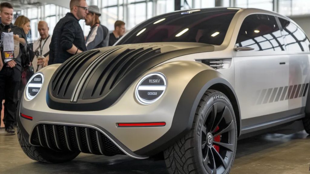 Tesla Fusca é um conceito que reimagina o Volkswagen Fusca com tecnologia e design da Tesla