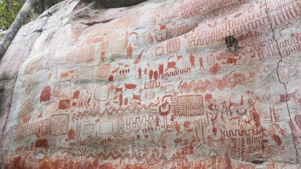 Arte rupestre descoberta na Amazônia colombiana tem mais de 11 mil anos