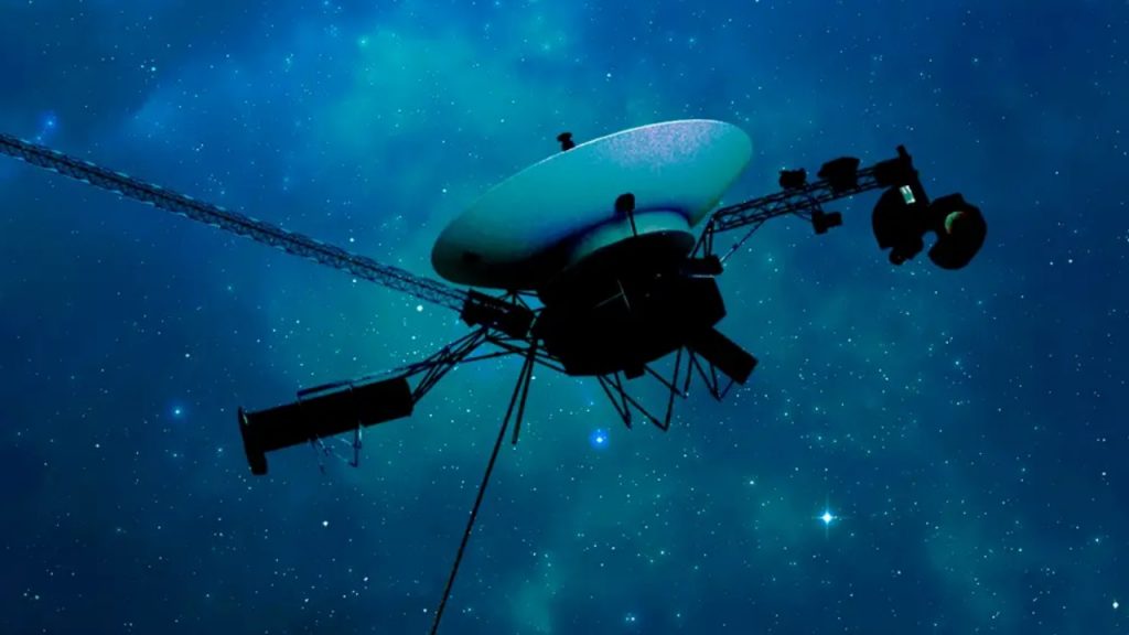 A Voyager 1 foi lançada em 1977 pela Nasa para estudar Júpiter e Saturno