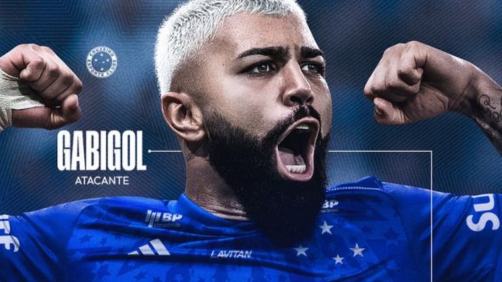 Cruzeiro lança camisas comemorativas de Gabigol, usando o número 9