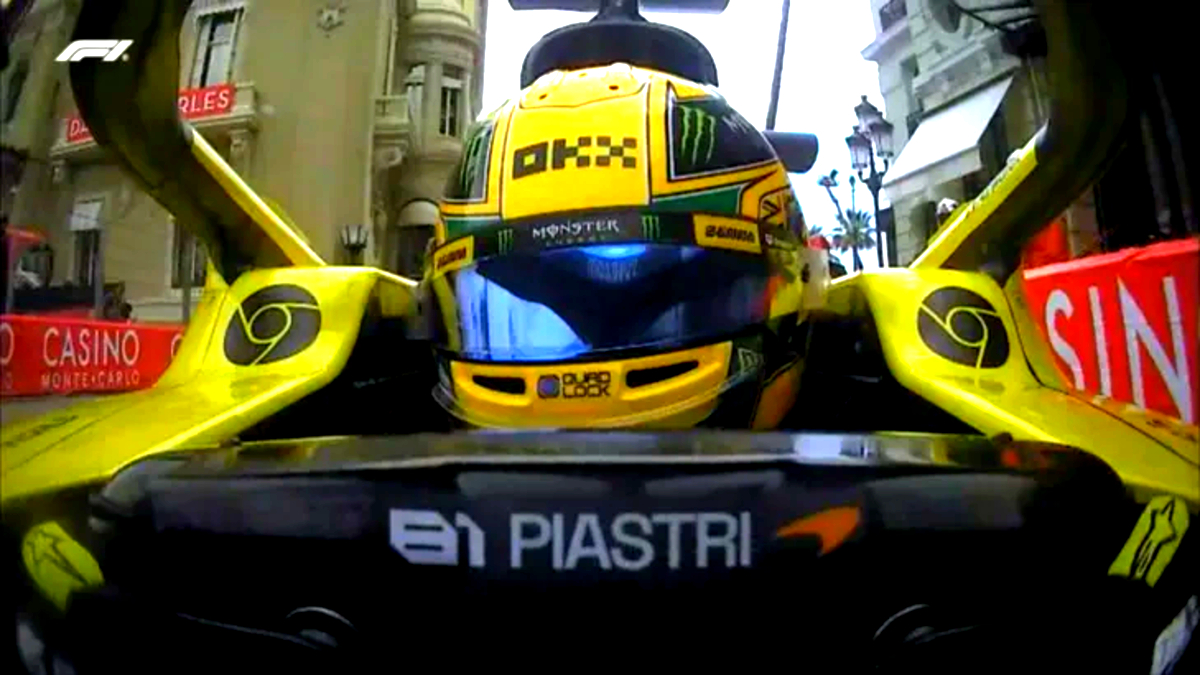 Piastri da McLaren (Foto: TV F1/Reprodução)
